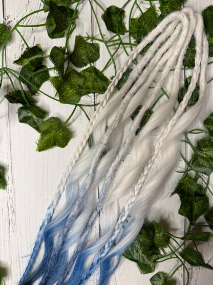 Set of 4, 57cm Arctic Horizon Mixed Texture Synthetic Extensions