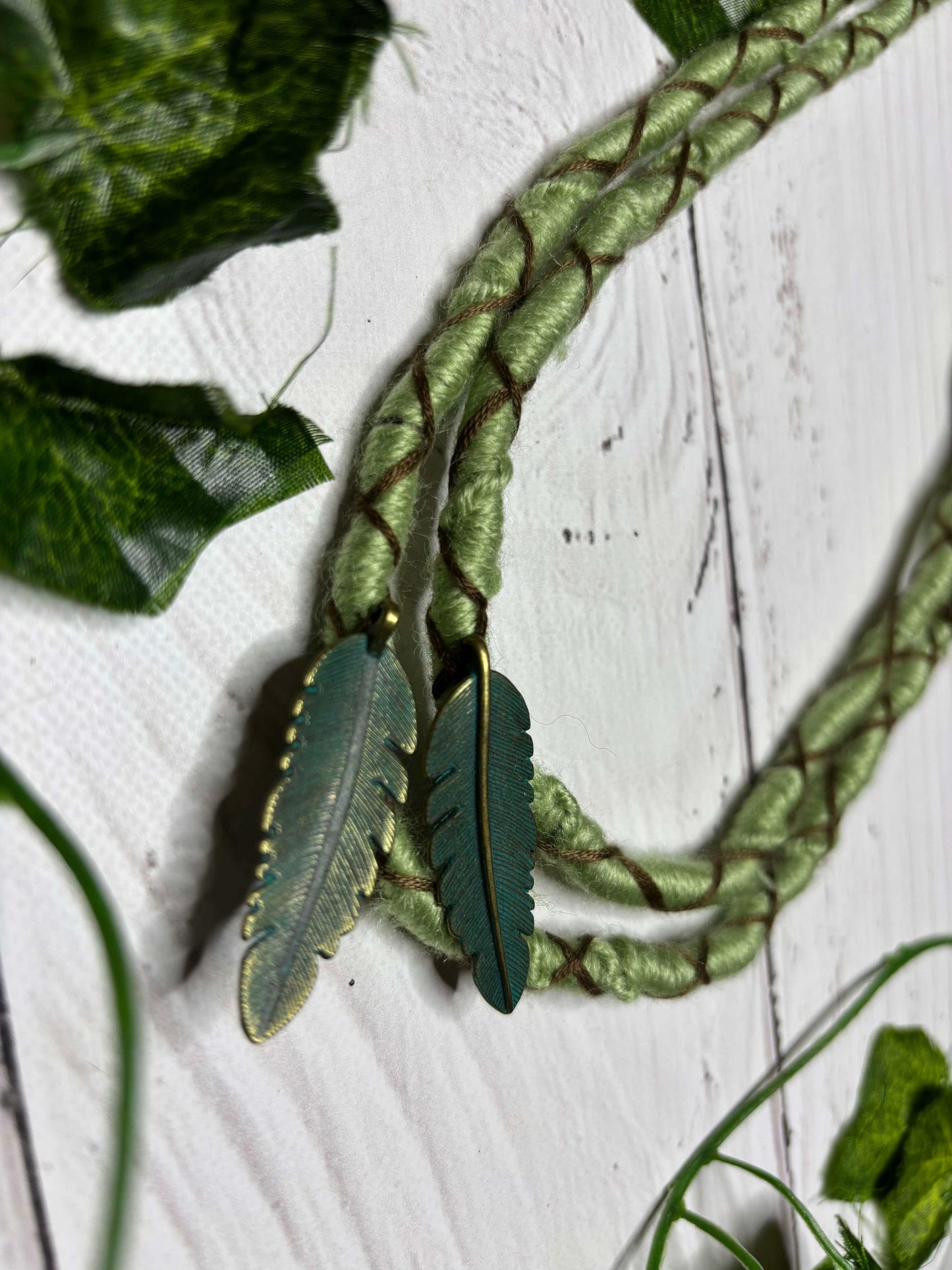 Green Leaf Dread Wrap