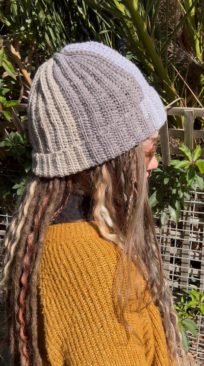 Mixed Colour Reversible Beanie
