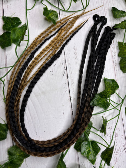 Set of 7, 60-66cm Natural Colour Synthetic Extensions (only available for online purchase)