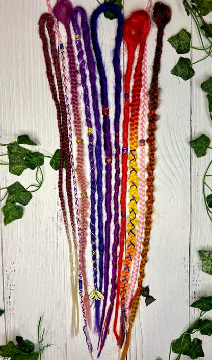 Set of 9, 54-63cm Summer Sunset Synthetic Extensions