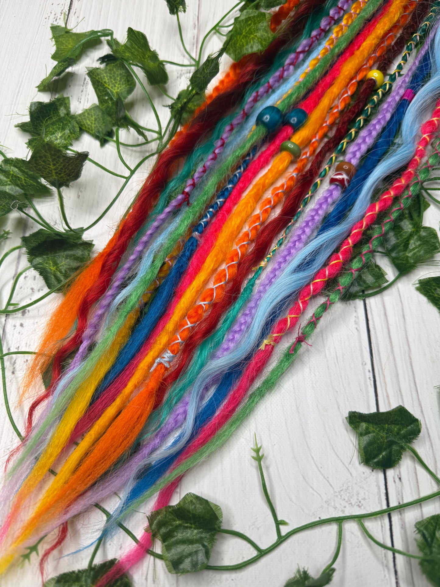 Set of 9, 59-63cm Prism Power Mixed Texture Synthetic Extensions