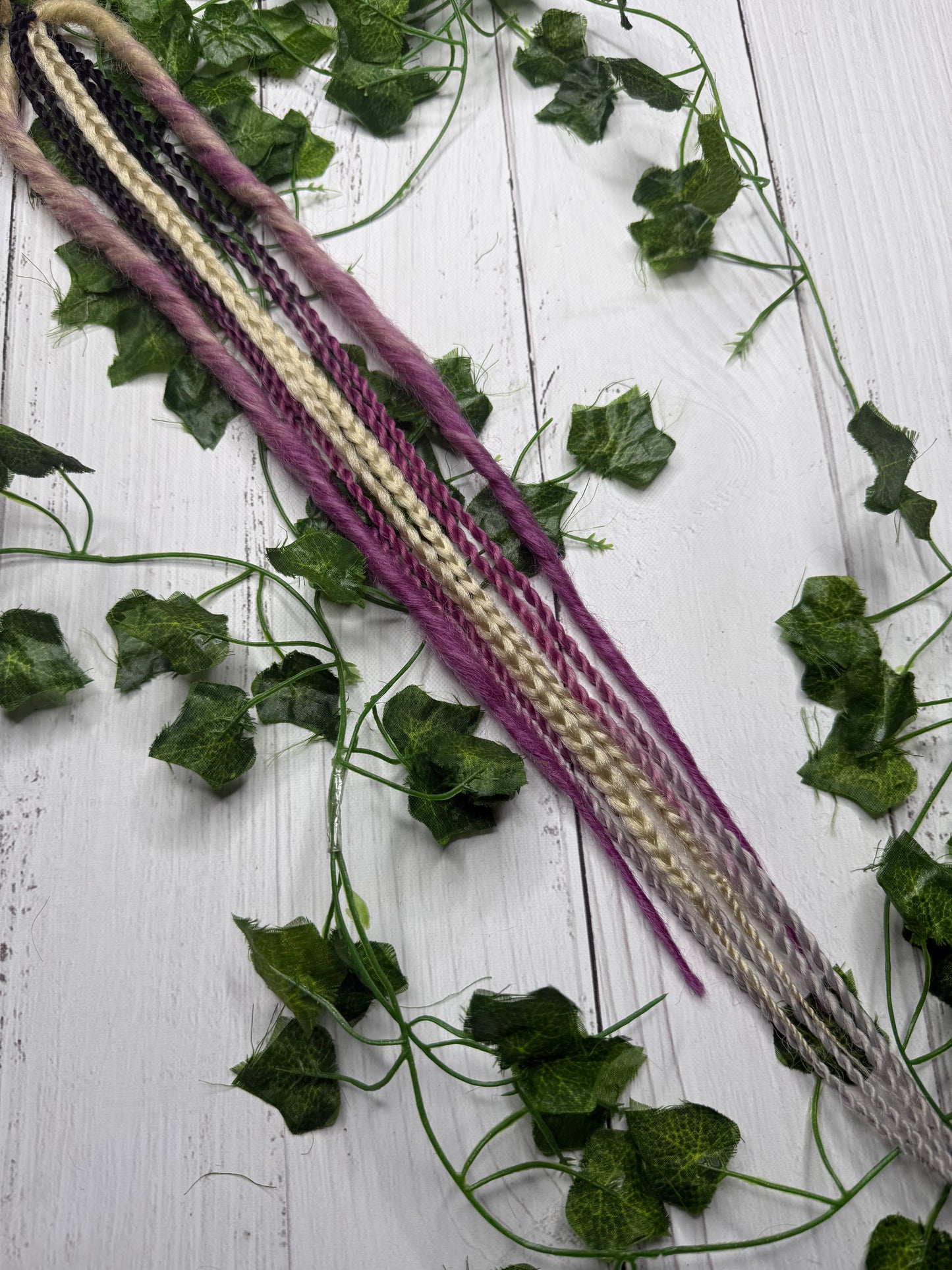 Set of 7, 49-64cm Purple Blend Synthetic Extensions (only available for online purchase)