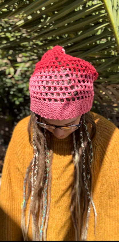 Strawberry Handmade Beanie