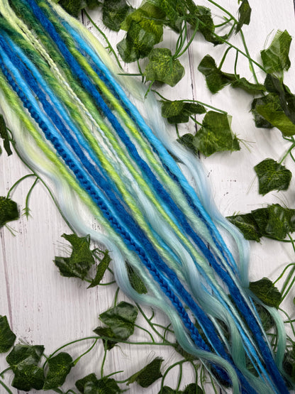 Set of 8, 52-62cm Ocean Mixed Texture Synthetic Extensions