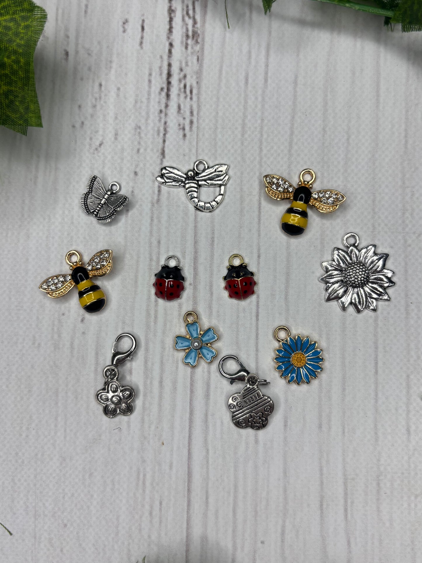 Flower Fields Charm Set