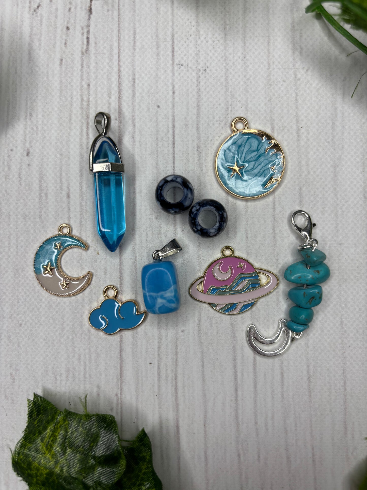 Blue Sky Charm Set
