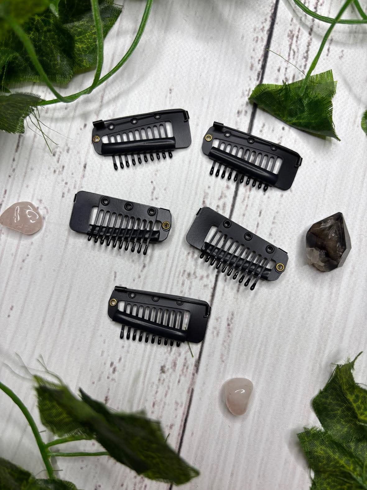5x Clips with Pin For Dreadlock Extensions