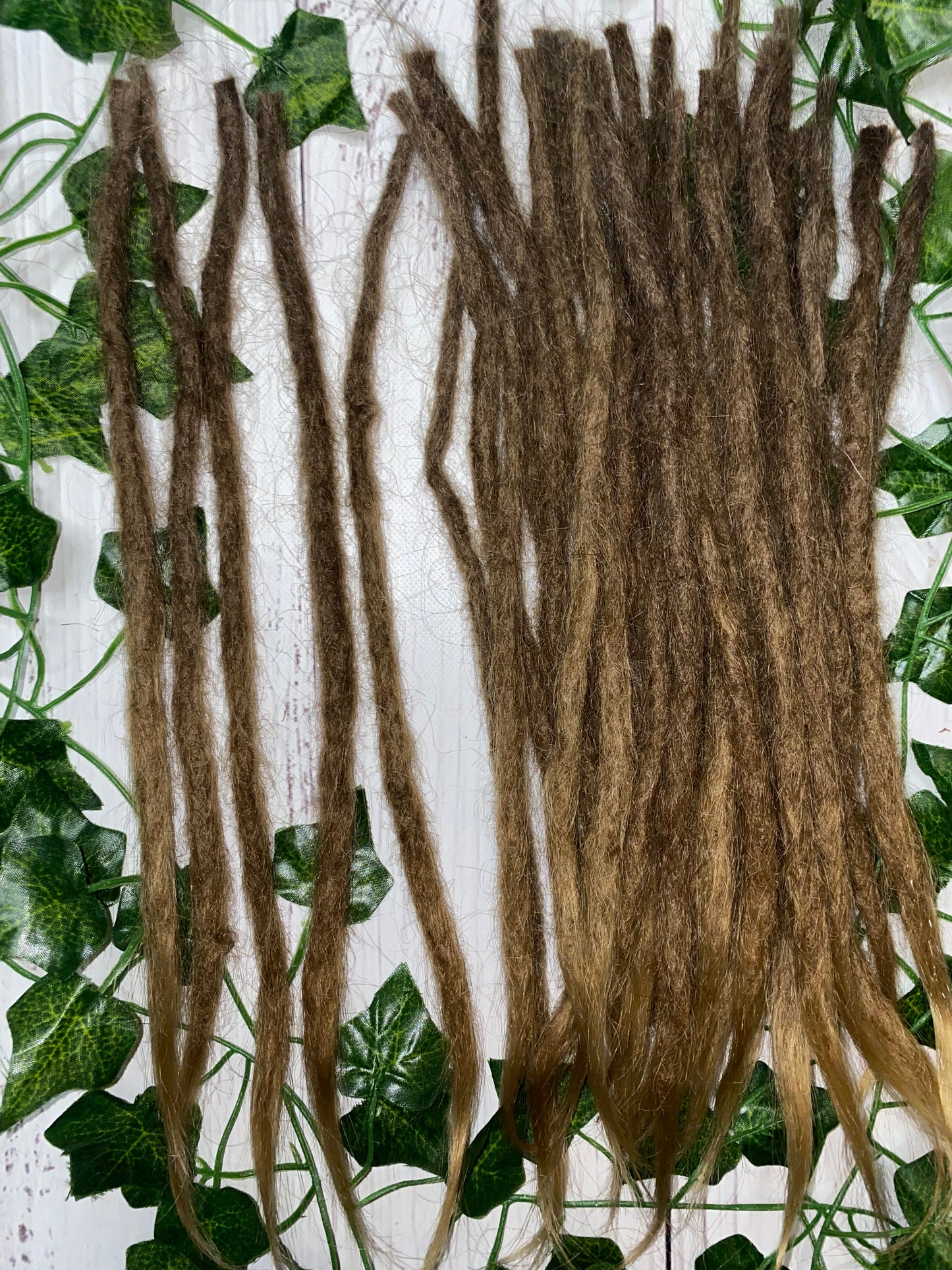 29 Natural Blonde Human Hair Dreadlock Extensions