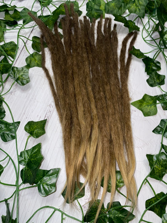 29 Natural Blonde Human Hair Dreadlock Extensions